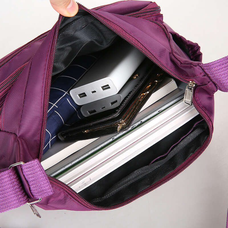 Single Shoulder Small Square Large Capacity Women's Middle-aged Mom Stylish Oxford Travel Nylon Cloth Crossbody Bag