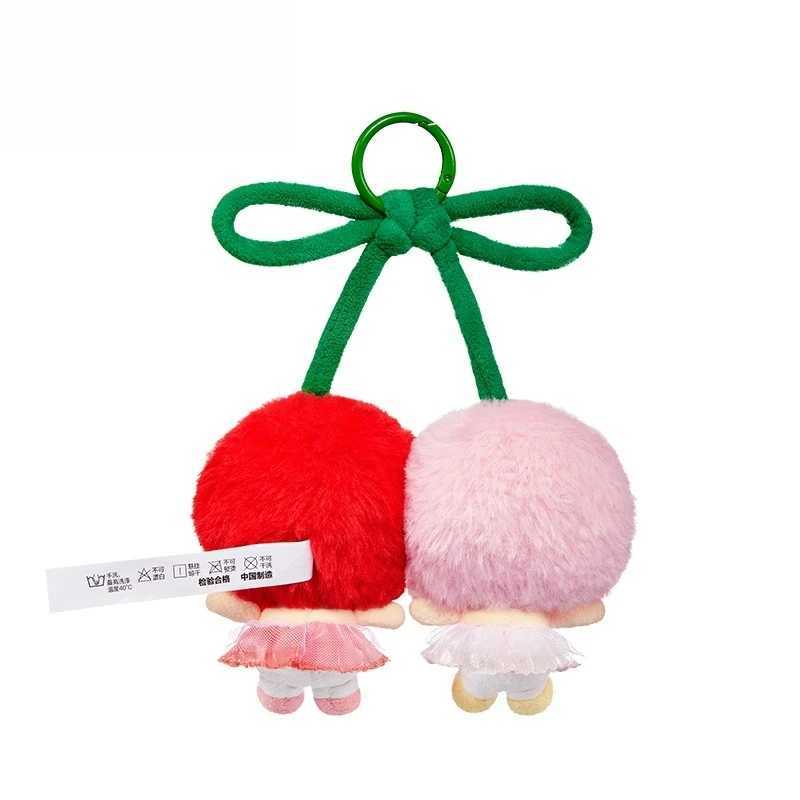 New Genuine Crybaby Love You Cherry Much Series Fashion Hanging Card Cute Plush Doll Pendant Bag Ornament Keychain Fans Gift M250604