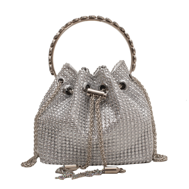 Texture fashion French Shoulder Bag fashion Diamond Inlaid Handbag Women s Autumn New Chain Designer Women s Fashion Crossbody Bag