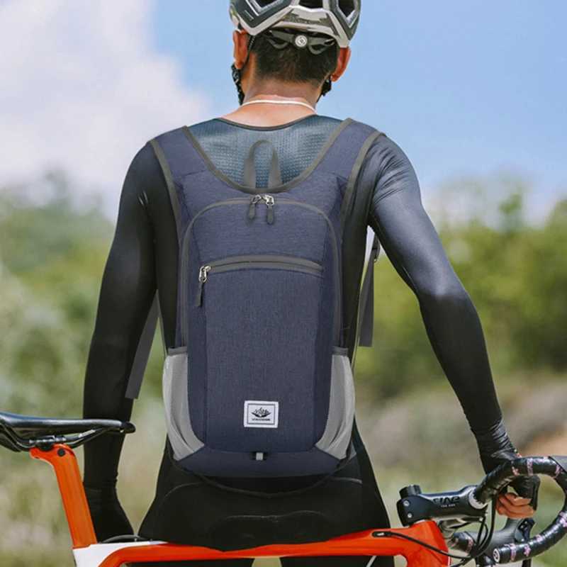 20L Portable Foldable Backpack Men Women Ultralight Casual Folding Bag Outdoor Climbing Cycling Hiking Knapsack Travel Daypack W250603