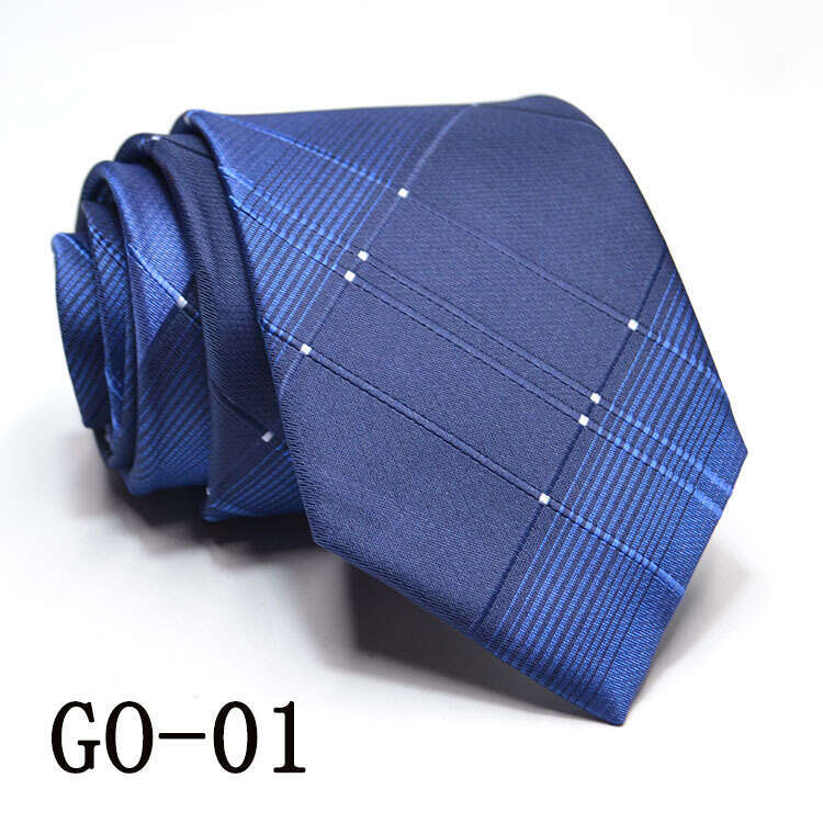 Men's Striped Tie - Elegant Formal Business Groom Accessory with a Length of 47 inches