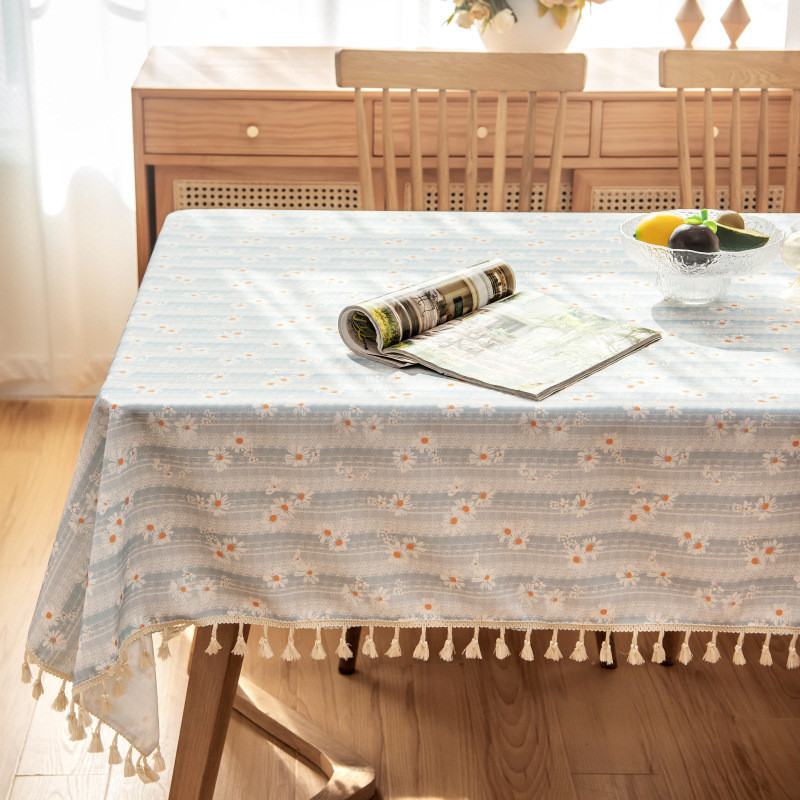 A555 tablecloth waterproof and oil-proof wash-free light luxury ins high-end sense matching table setting table mat rectangular coffee table mat table