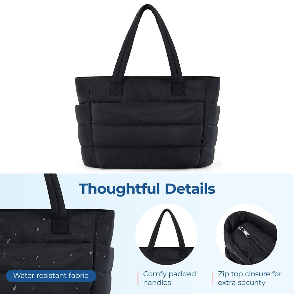 Large Capacity Solid Color Womens Handbag Lightweight Fluffy Tote Bag Suitable For Travel Work Beach Gym Store 250603