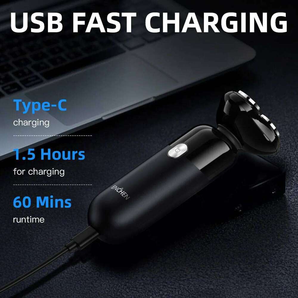 ENCHEN Electric Professional Wet And Dry Use Razor Hair Trimmer Portable Shaver Reciprocating Shaving Hine Man Mocha S