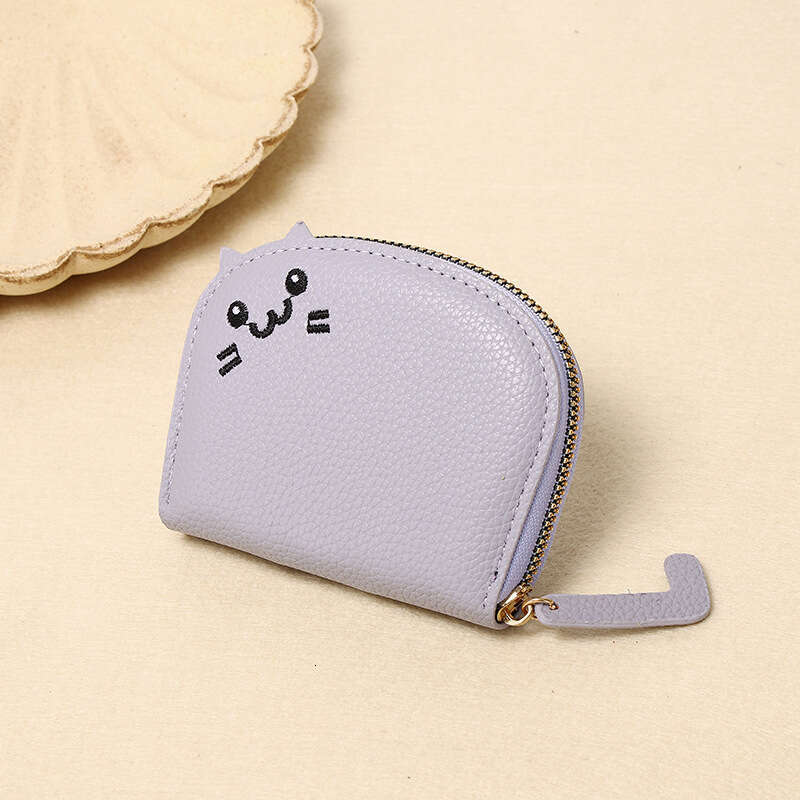 2025 New Cat Card Holder for Women, Compact and Cute, Multi-Card Slot, High-End Cartoon Coin Purse
