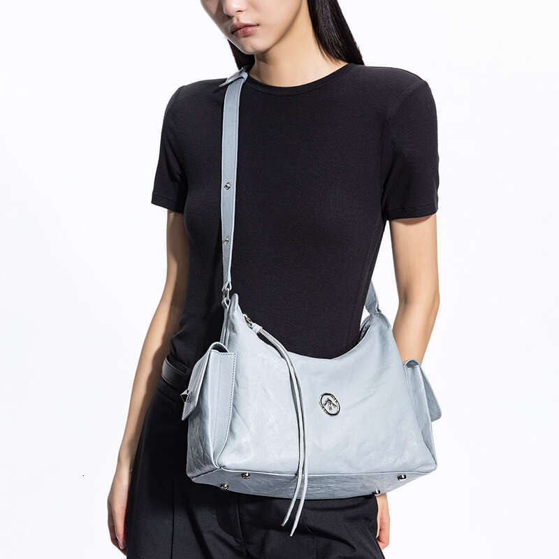 Women's Bags Designer Women's Bags Designer GROTTO New Color Toast Hobo Vegetable Tanned Sheepskin Underarm Shoulder Crossbody Soft Bag