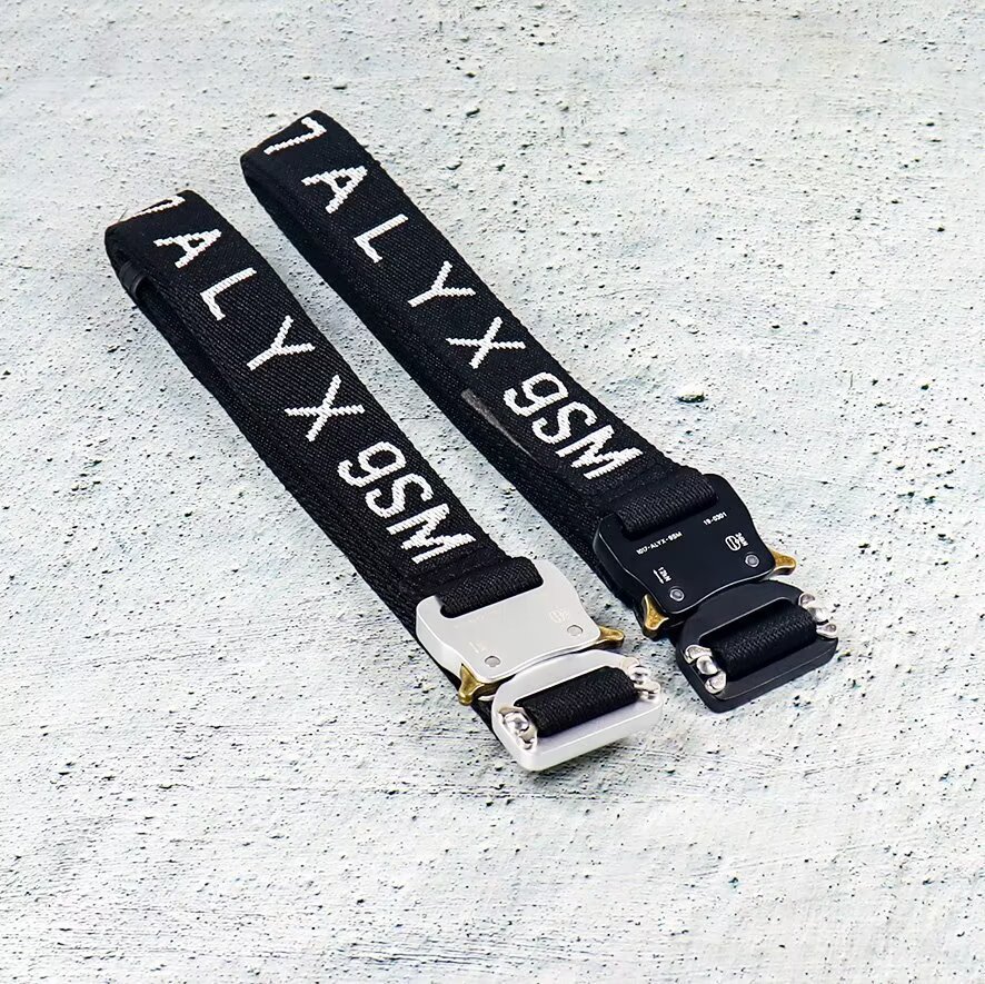 Alyx#zinif heavy tooling functional wind male and female Cobra insert buckle military tactical safety buckle belt 230406