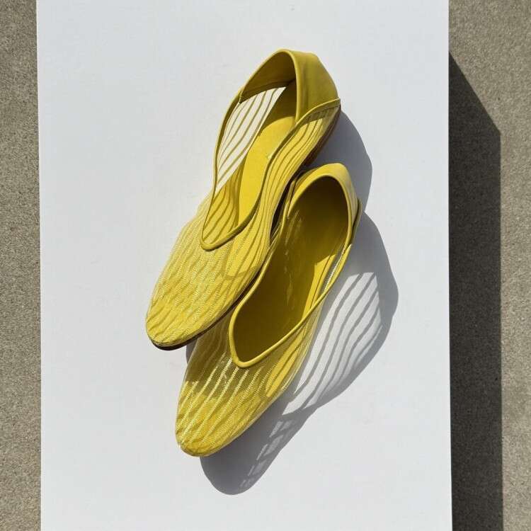 Sheepskin Version Niche Style Pointed Toe Mesh Flat Mary Jane for Women 2025 New Versatile Outdoor Single Shoes