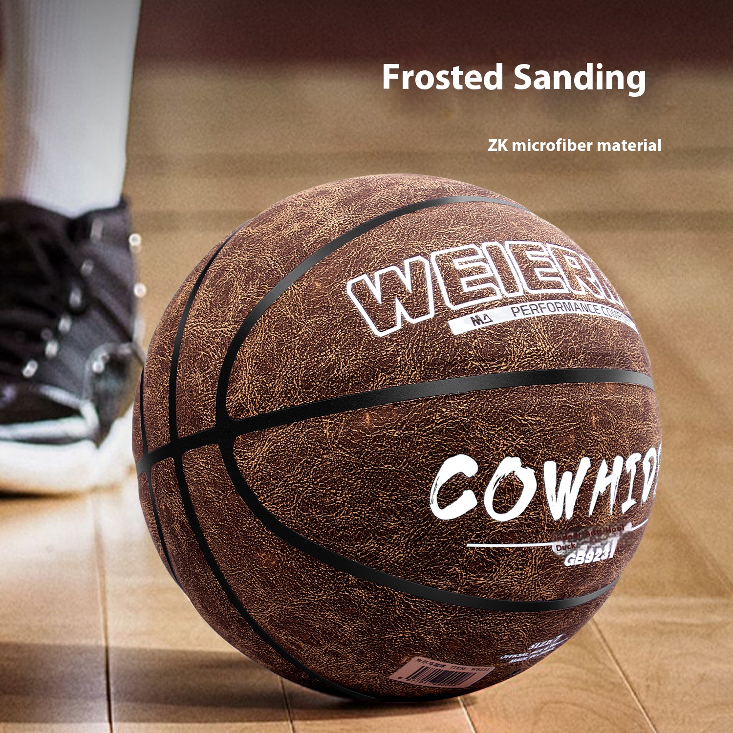 Premium Matte Grip Basketball | Non-Slip Frosted Surface for Pro-Level Control | Indoor/Outdoor Play