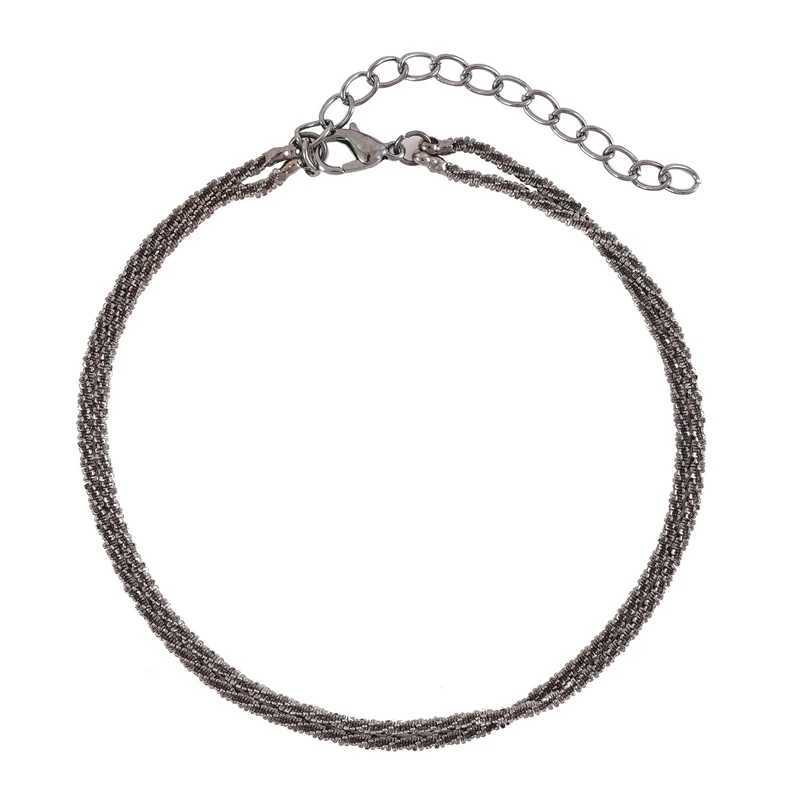 Sterling Silver Ankle Bracelets for Women Dainty Adjustable Layered Anklet Set Stackable Cuban Link Anklets Beach Jewelry W250604