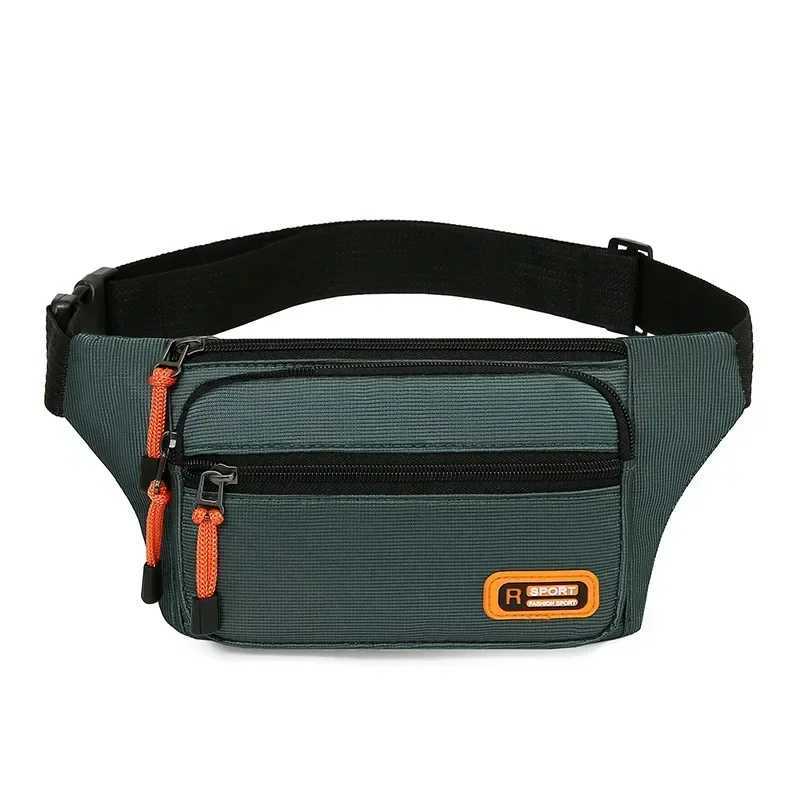 Multifunctional Mens Waist Bag Waterproof Running Chest Bag Phone Pouch Unisex Crossbody Bag Men Waist Packs Hip Belt Bags W250604