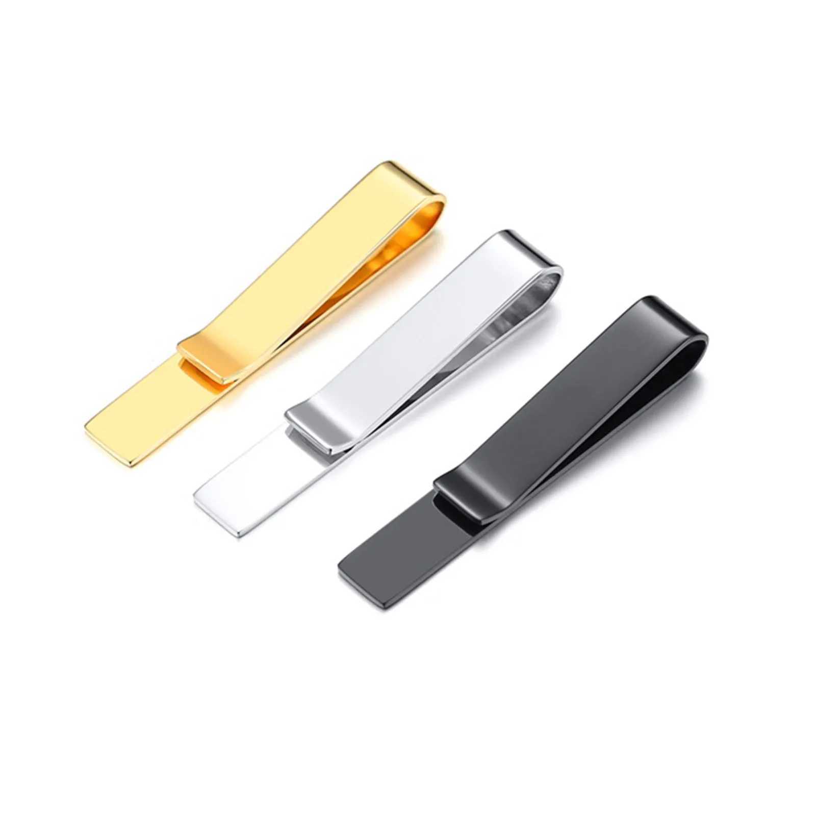 Simple Cross Tie Clip Gift for Dad Husband Boss Coworker Men Classic Stainless Steel Necktie Bar Tie Pin Clasp Christian Jewelry W250604