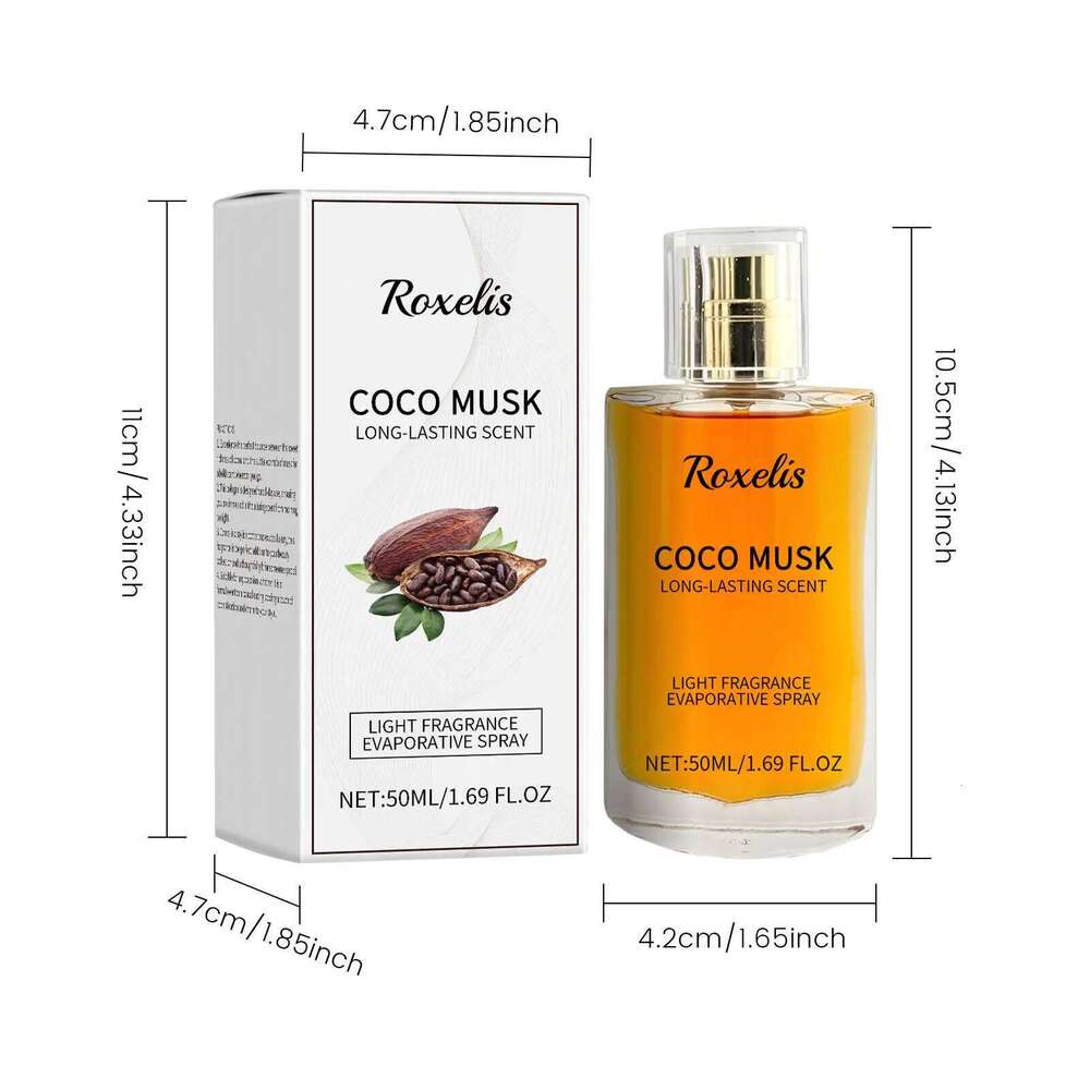 free shipping Roxelis 50ml Coco Musk Charming Cologne Lasting Pheromone Fragrance ing Dating Atmosphere Flirting Attract Perfume