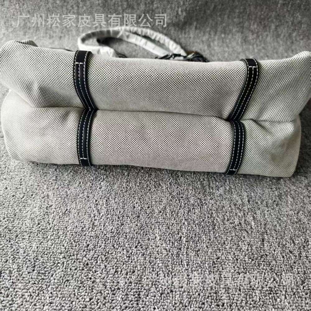 Women's Bags Designer Women's Bags Designer Laf Leather Canvas Tote New Handbag Spring Summer Versatile Large Capacity Mommy Bag Commuter