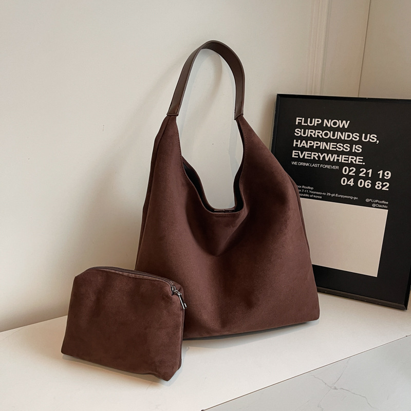 Fashion Designer Casual Winter New Shopping Bag Korean Style Simple Shoulder Bag Underarm Free Shipping Tote Bag For Women Large Capacity Women's