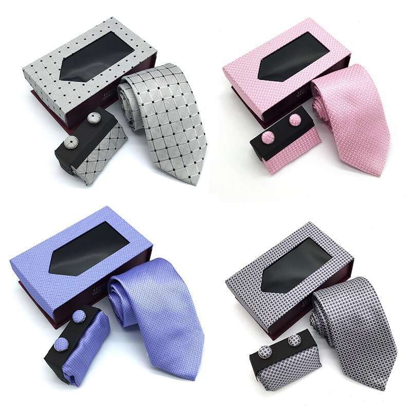 Stylish Mens Paisley Print Ties for Weddings - Complete Set in Elegant Packaging