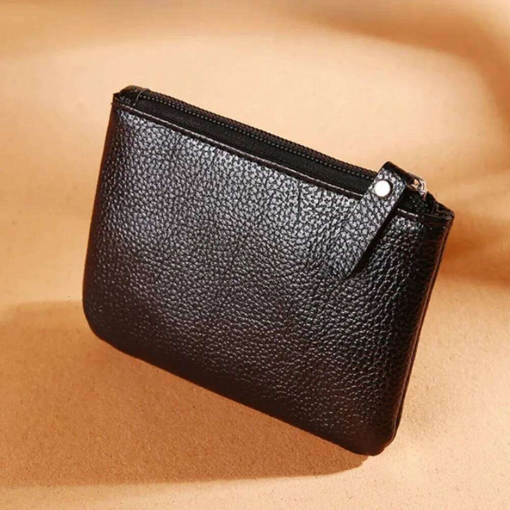 New Mini Wallet Brand Designer Women Coin Purse Red Black Female PU Leather Small Hand Bag Cash Pouch Card Holder