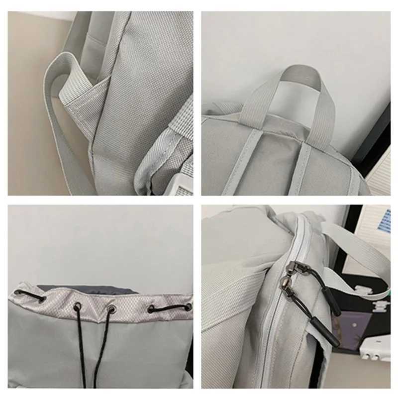 Outdoor Climbing Backpack with Shoes Pack Sport Drawstring Basketball Bag Travel Hiking Trekking College Knapsack Multi Pocket W250603