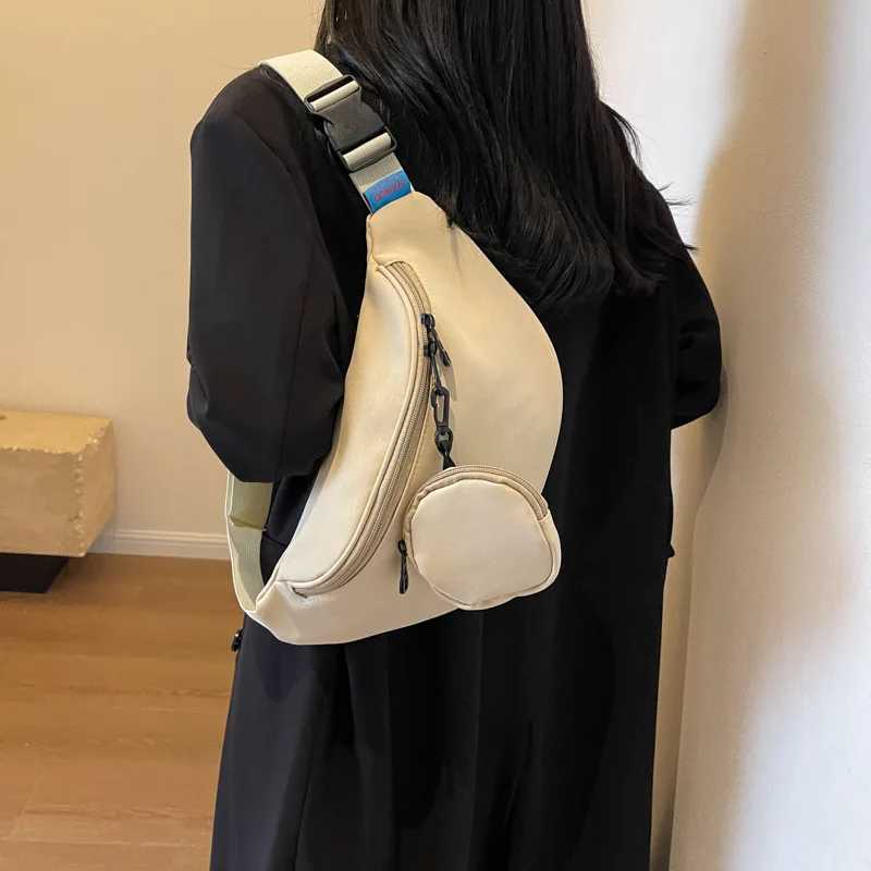 Black Yellow Orange Punk Hip Hop Crossbody Bag Men Women Street Casual Phone Coin Waist Bag Techwear Fanny Pack W250604