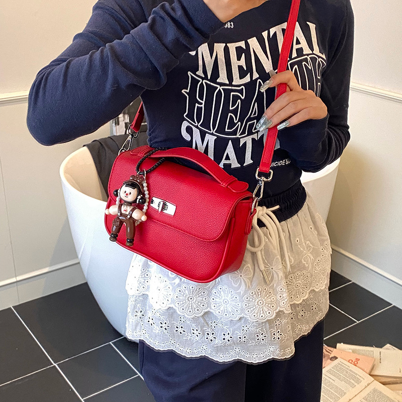 designer 2025 New Niche Design Trendy Versatile Handbag Small Square Bag for Women Fashionable Stylish High-end Shoulder Crossbody Bag