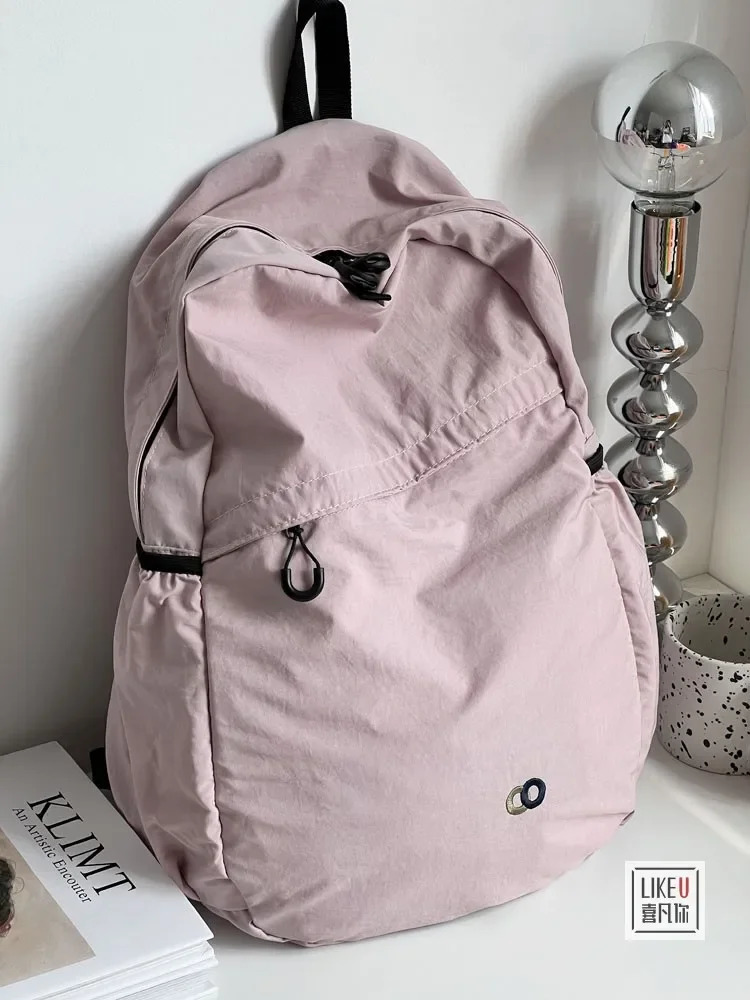 Miyagawa Korean Nylon Lightweight High Capacity Travel Backpack Causal Portable for College Students Schoolbags Women 250530