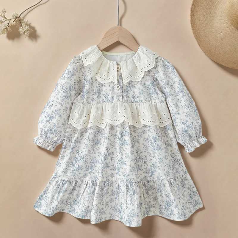 0-6Yrs Baby Girl Princess Dress Spring Children Outfits Sweet Embroidery Clothes Kids Toddler Girl Dresses Infant Baby Clothes R250530