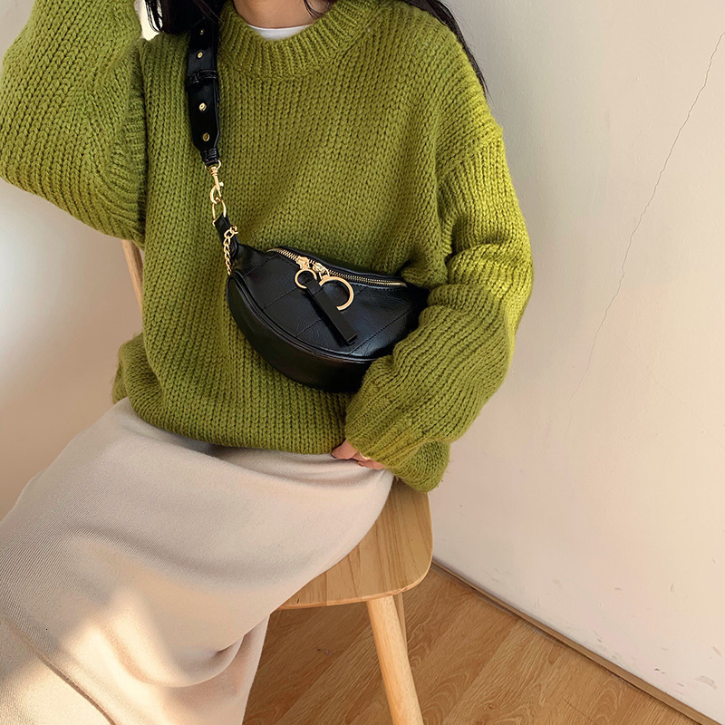 Top Brand Quality New Style 2025 Trendy New Waist Bag Women Style Chest Bag Single Shoulder Crossbody Fashion Casual Chain Small Bag New Free Delivery