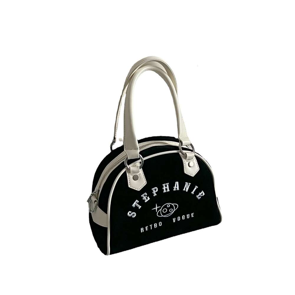 Vintage American Style Handheld Baseball Mid-Century High-End Sweet Cool Boston Single Shoulder Crossbody Bag, 2025 New Elegant Unique Design