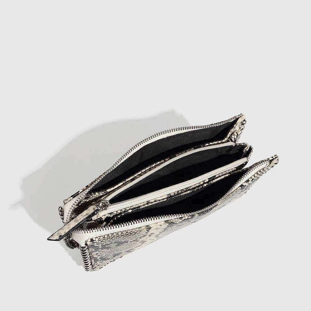 Women's Bags Designer Fashion Serpentine Shoulder Beaded Chains Crossbody Bags For Women Square Purses Snake Pattern Women's Bag NEW