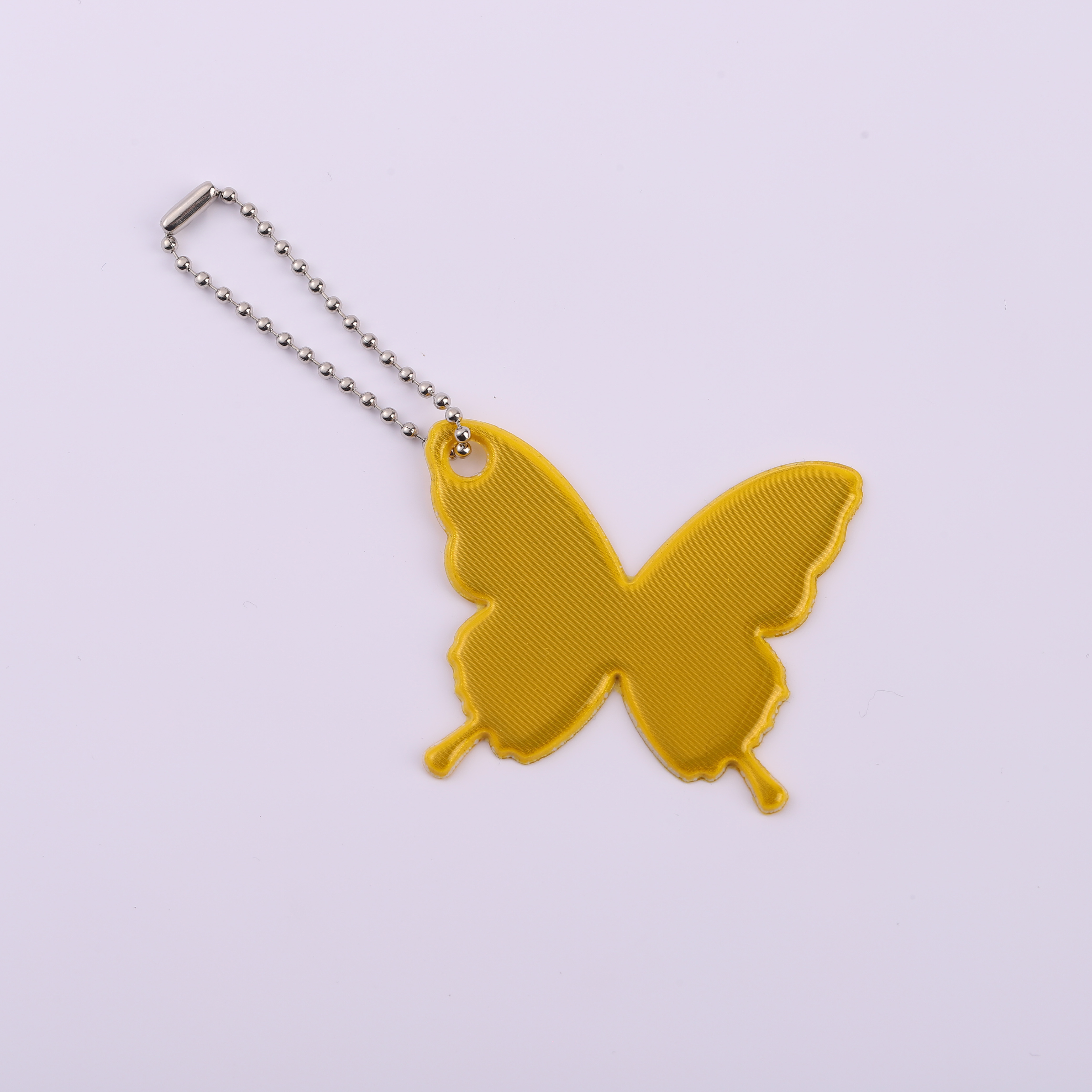 Reflective Butterfly Shape Backpack Pendant Enhancing Evening Visibility - Customizable Bulk Orders Available