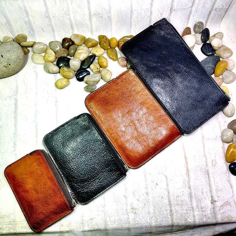 Mini Zipper Waist Bag Leather Belt Pack Small ID Card Holder Drivers license holster Passport Wallet Mobile Phone Sheath LHD W250604