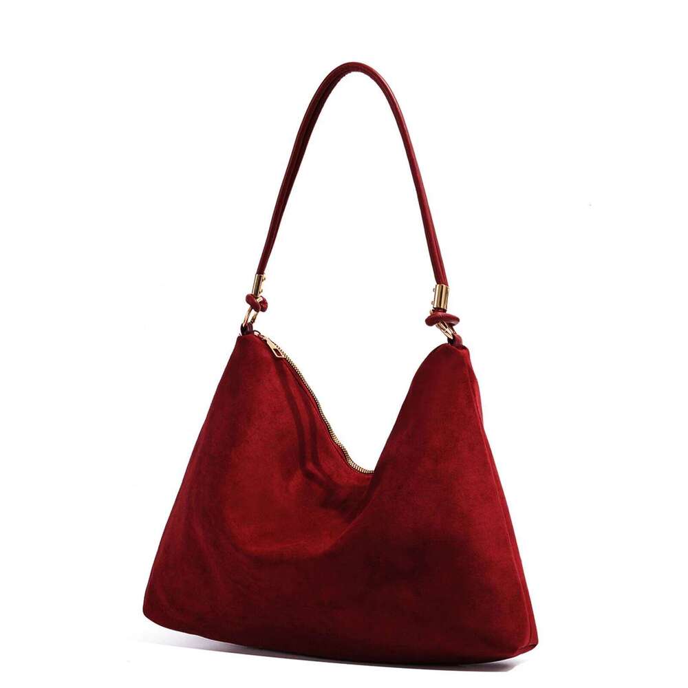 Women's Bags Designer New Bury Retro Shoulder Suede Leather Commuter Women's Tote Bag