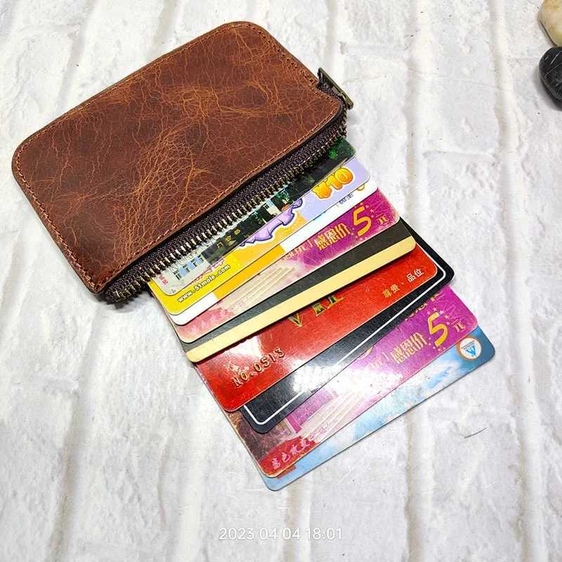 Mini Zipper Waist Bag Leather Belt Pack Small ID Card Holder Drivers license holster Passport Wallet Mobile Phone Sheath LHD W250604