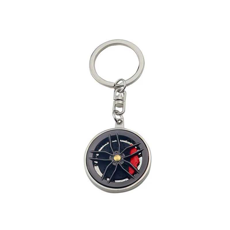 Fingertip Gadget Key Chain Car Hub Rim Wheel Keychain Fidget Toys Stress Relief Toy Keyring Bags Pendant M250604