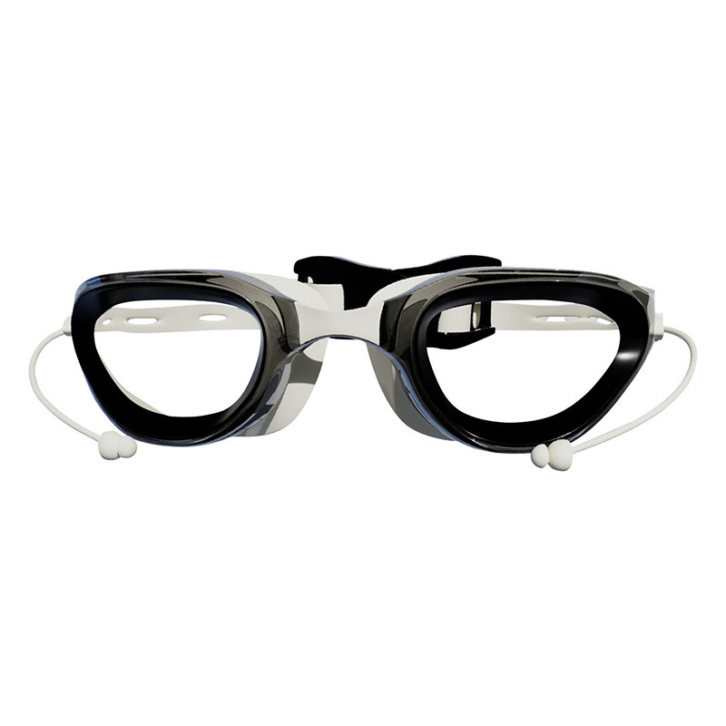 Children's Waterproof Anti-Fog HD Boys Goggles Swim Cap Large Frame Girls Professional Swimming Glasses Non-Tightening