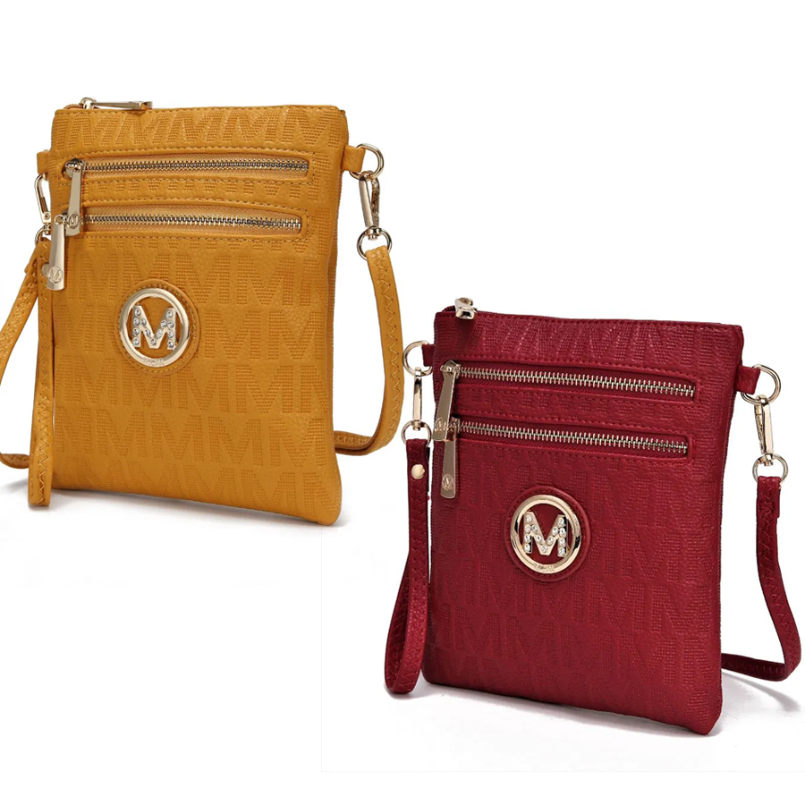 Luxury Designer Bag 2025 New Shoulder Bag MKF Collection Crossbody Bag for Women Wristlet Strap PU Leather Handbag Messenger Purse By Mia K Ladies Mini Bag