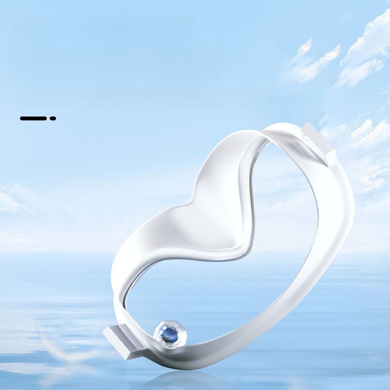 Adult Large Frame Waterproof Anti-Fog HD Swimming Glasses with Integrated Earplugs Silicone Swim Goggles