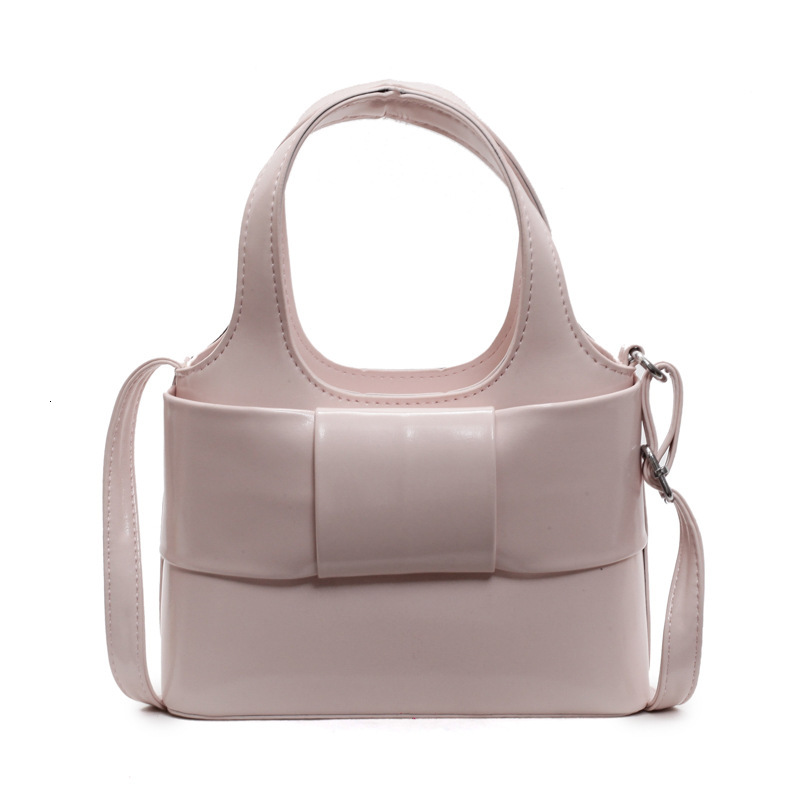 designer Niche Design Handbag 2025 New Pink Sweet Bowknot Bag for Women High-Quality Texture Shoulder Crossbody Bag