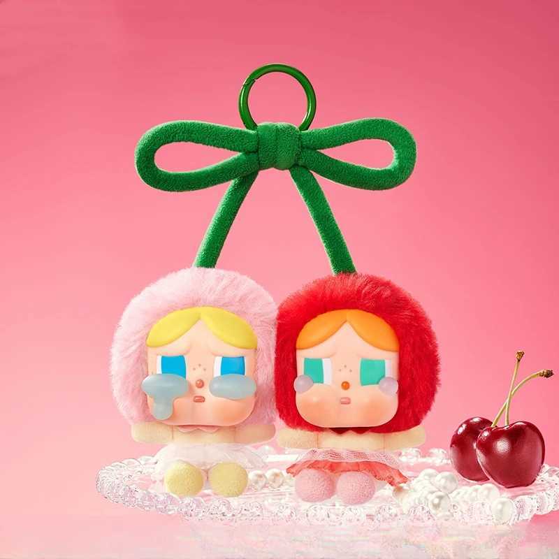New Genuine Crybaby Love You Cherry Much Series Fashion Hanging Card Cute Plush Doll Pendant Bag Ornament Keychain Fans Gift M250604