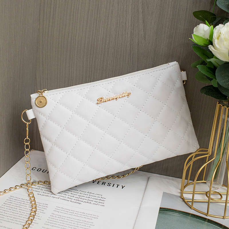 Casual Classic Small 2025 New Handbags Quilted Shoulder Women's Makeup Textured Benefit Bag