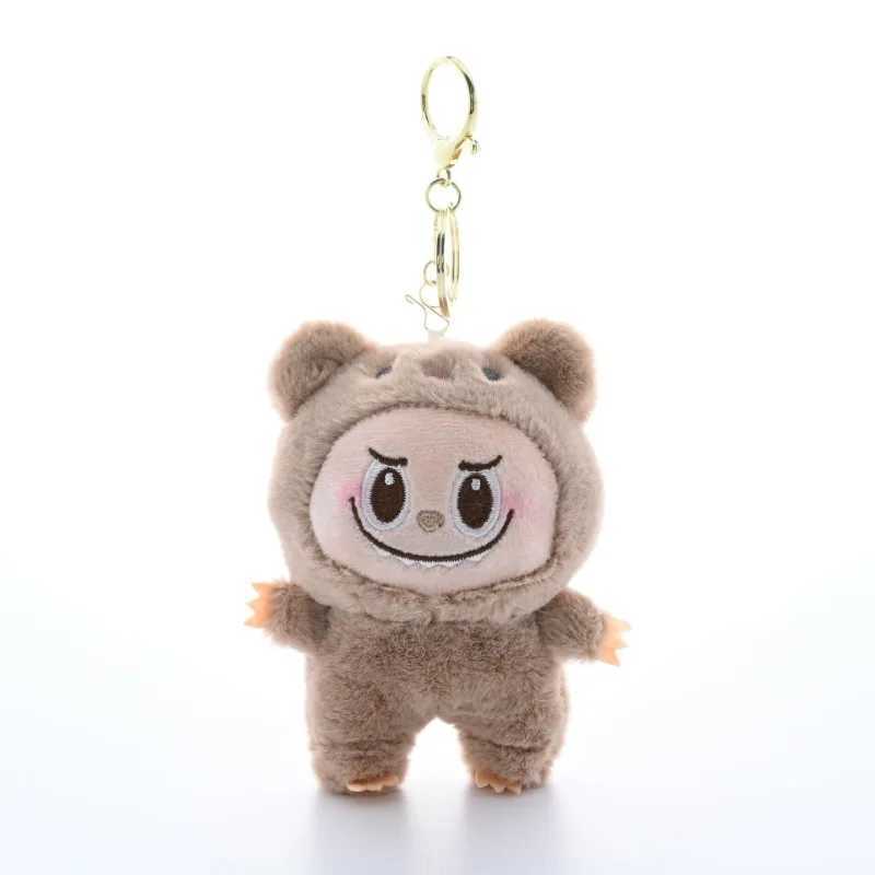 LABUBU New Monster Plush Key Chain Bag Decoration Accessories Plush Doll Bag Pendant Decoration Keychain Women Girls Gifts M250604