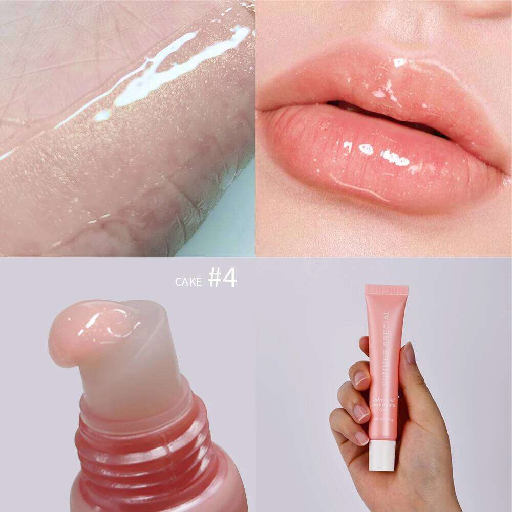 free shipping 4pcs Deep Moisturizing Glaze Smoothing Lines Long-Lasting Nourishment Daily Care Lip Balm