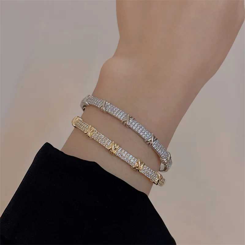 New Arrival New Korean Exquisite Bamboo Bracelet Sweet Elegant Fashion Simple Geometric Bracelet Womens Banquet Jewelry V250604