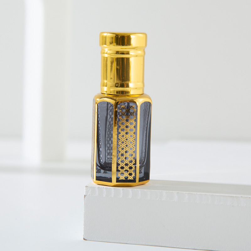Elegant 6 Milliliter Flavored Fragrance Container Featuring Exquisite Rolled Jewelry Accent