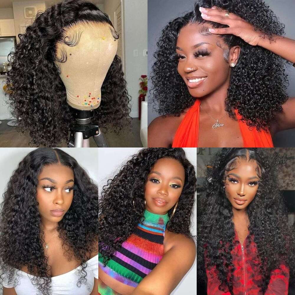 Kinky Wigs 13x4 Frontal 13x6 Curly Lace Front Human Hair Wig