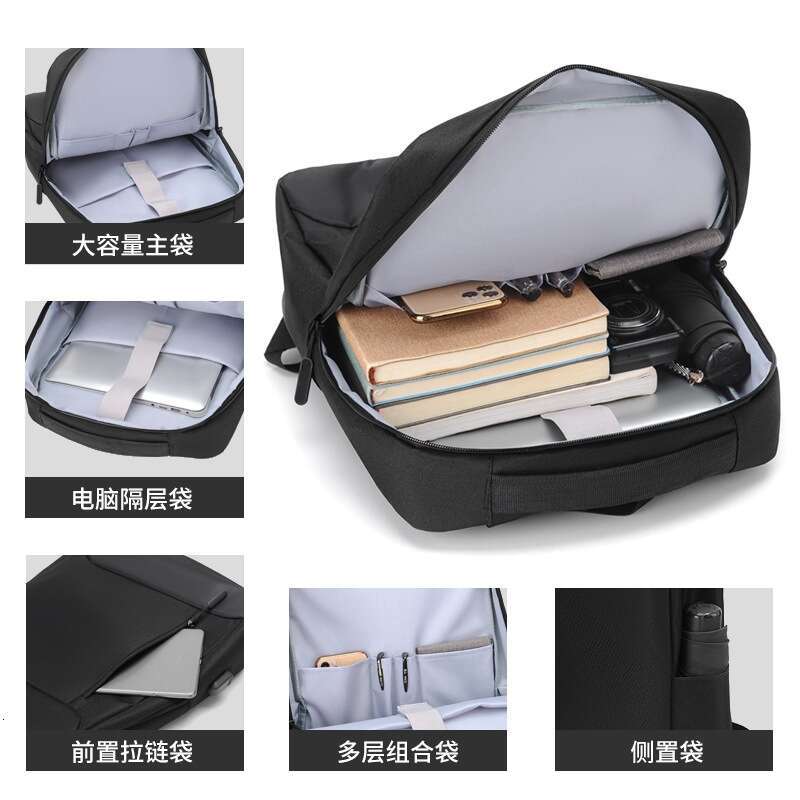 Business Men's High-End Fashion Travel Women's Backpack Commuter Lightweight School Waterproof Laptop Bag