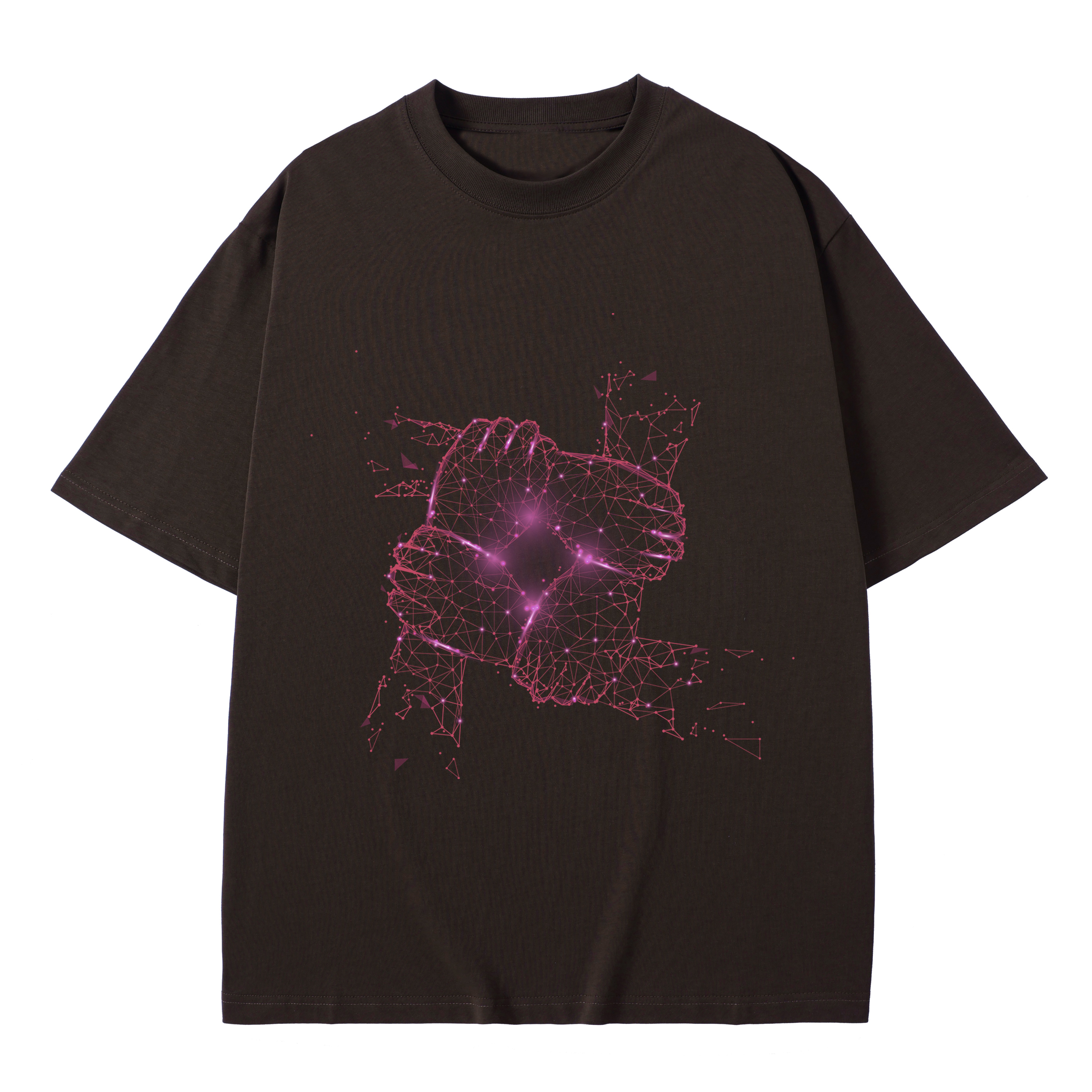 T-shirt men's top designer cotton T-shirt Silver the share short sleeved clothing high-quality fashionable T-shirt BROADTRUE