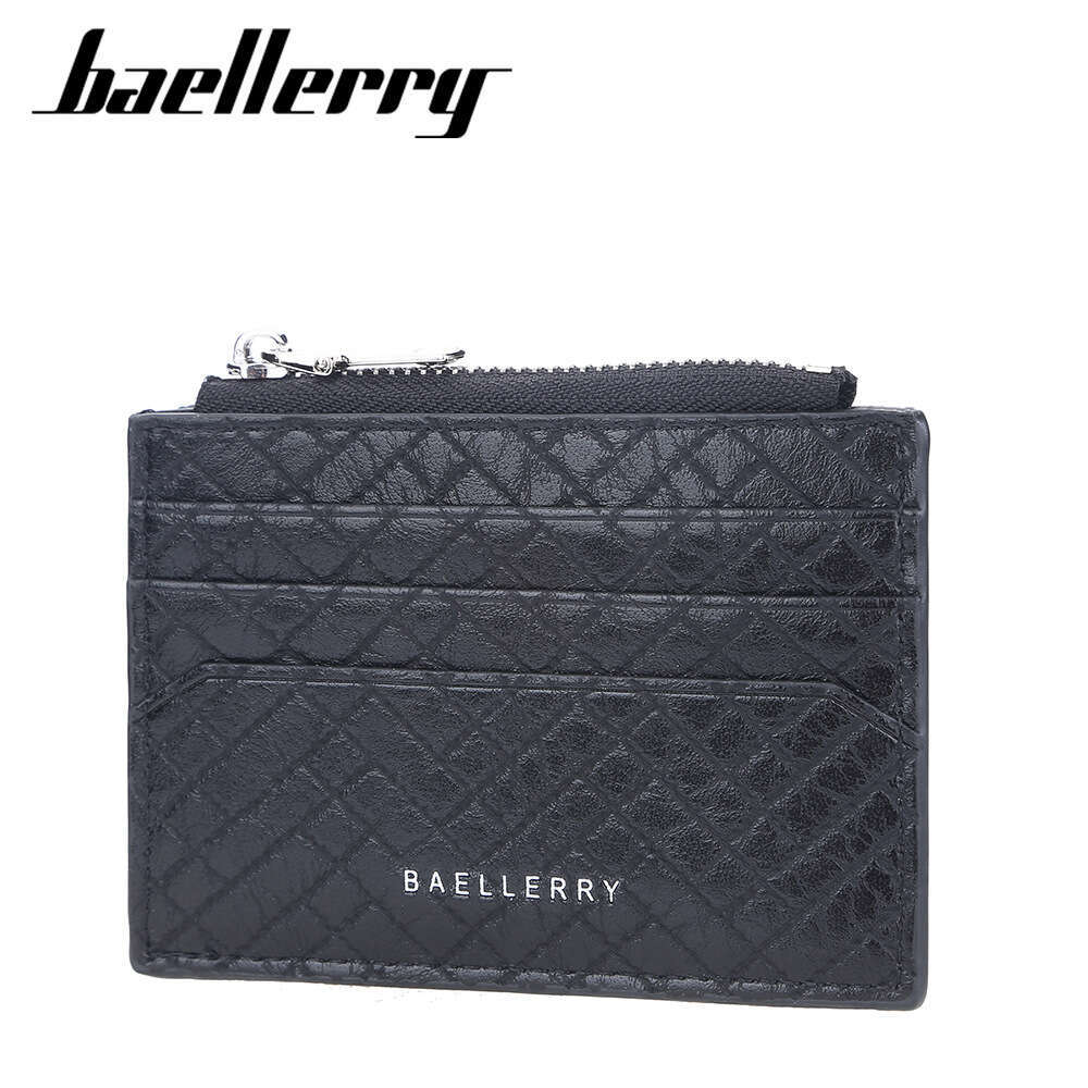 Baellerry New Men's Multi-Card Slot Thin Durable PU Coin Purse Holder Convenient Card Sleeve