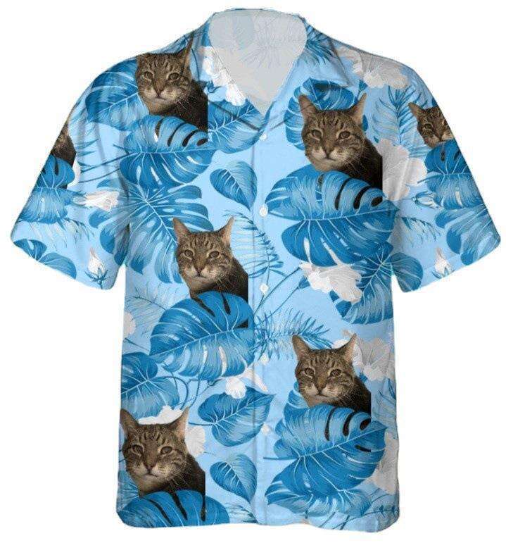 New shirt fashion lapel 3D digital pet print top men's cardigan 2025 temperament versatile new trend clothing ins