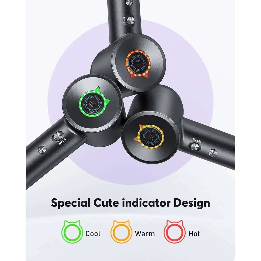 High-Speed Hair 110000Rpm Brushless Motor Negative Ionic Blow Dryer 36M/S Thermo-Control Fast Drying Women Profession Care